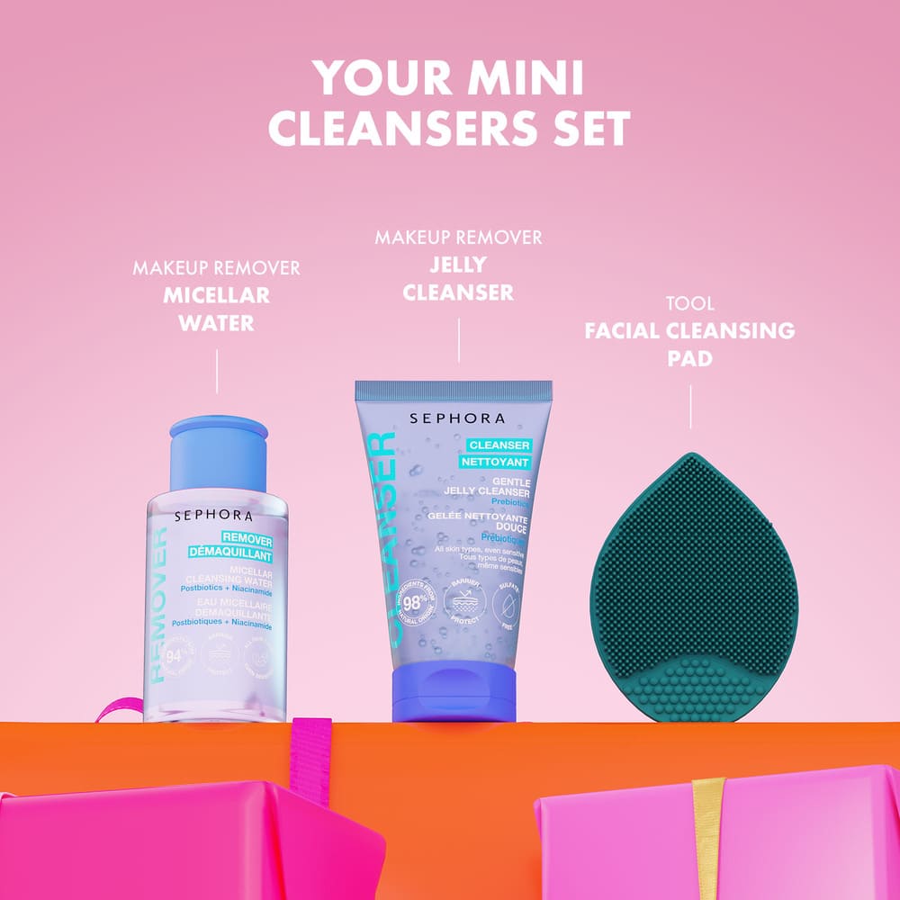 YOUR MINI CLEANSERS SET (SET DE LIMPIADORES FACIALES + 1 ACCESORIO)
